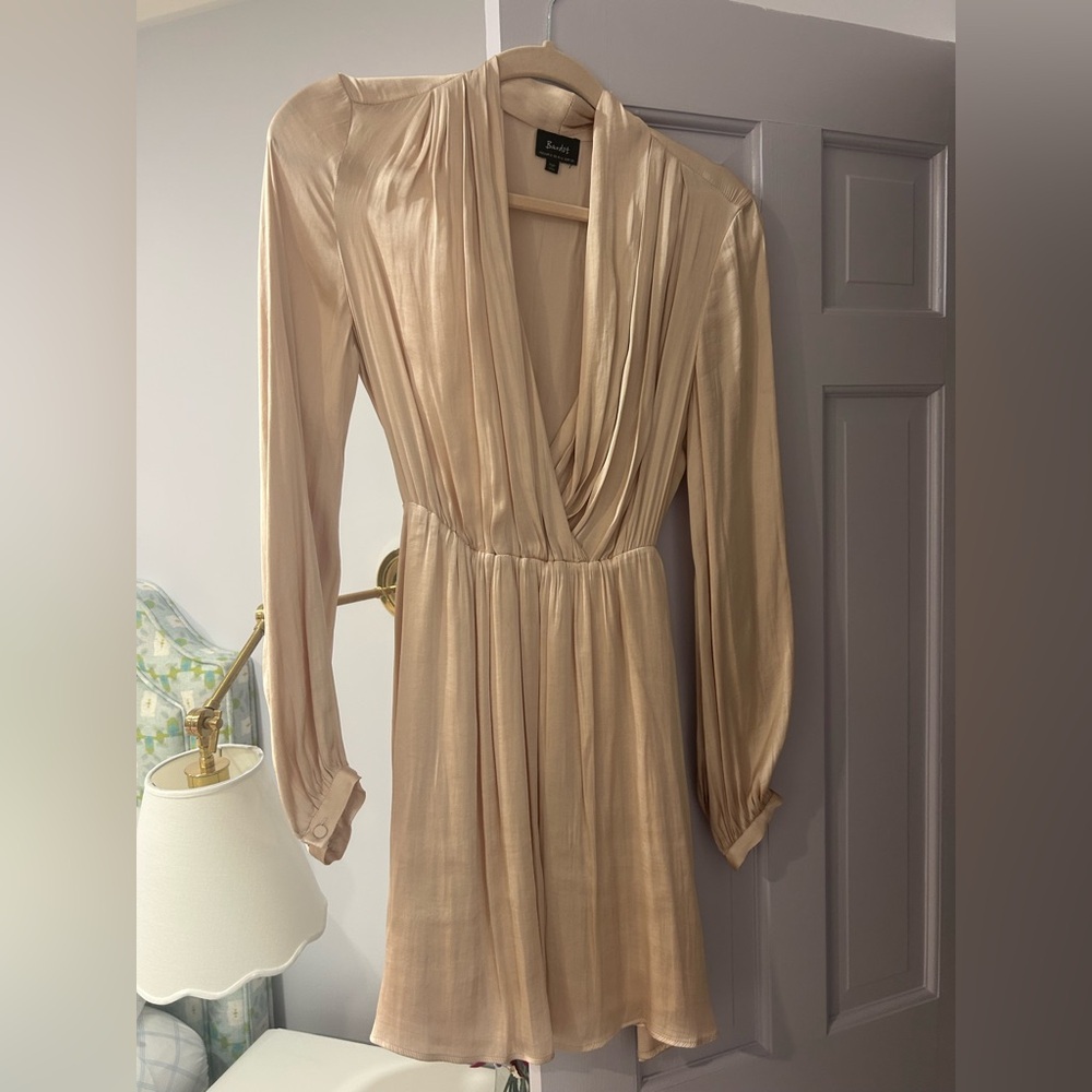 Bardot Champagne Long Sleeve Dress